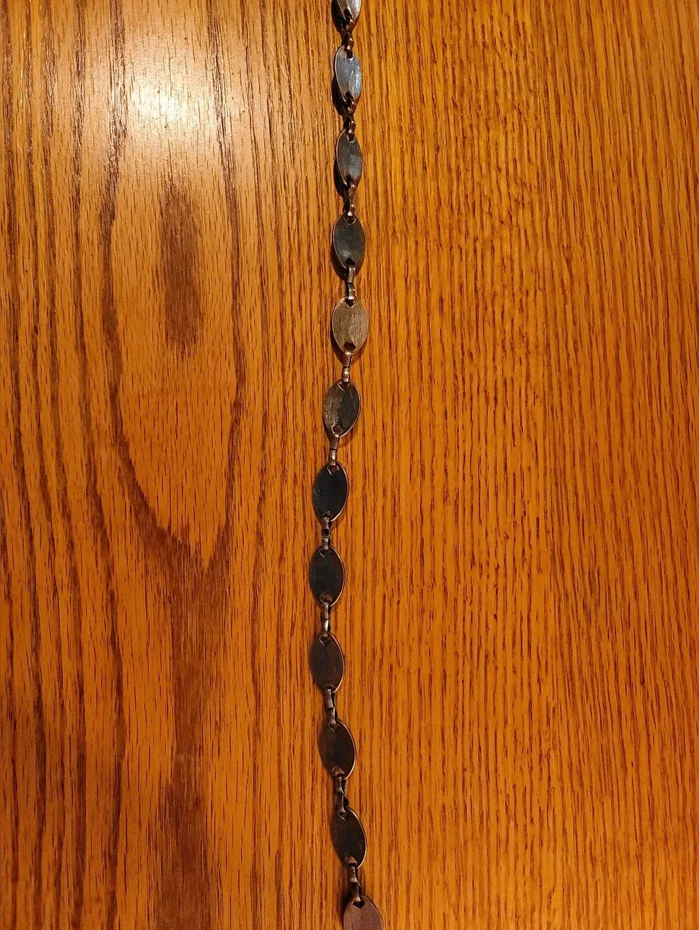 Silver-tone Faux Turquoise Chain Belt